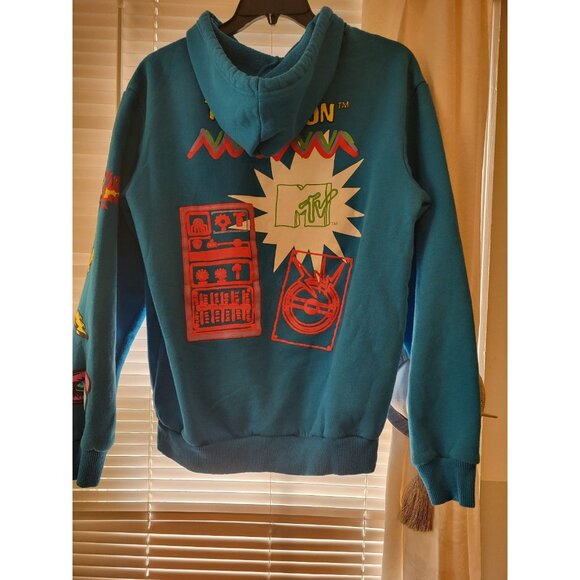 vintage style retro Y2K MTV hoodie size medium - Picture 2 of 3